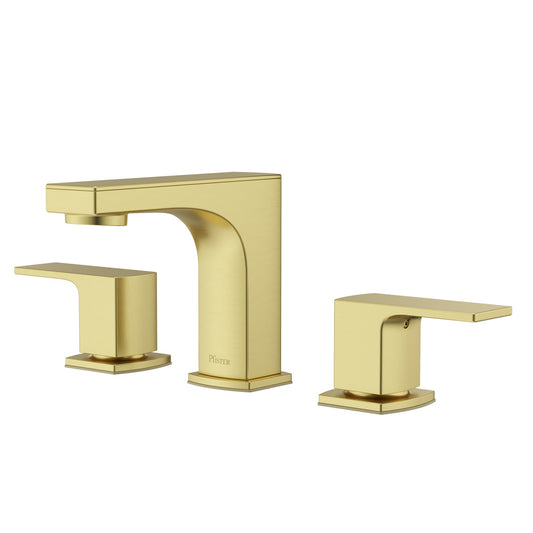Pfister LG49-PFM0 Pfirst Modern 1.2 GPM Widespread Bathroom Faucet Brushed Gold