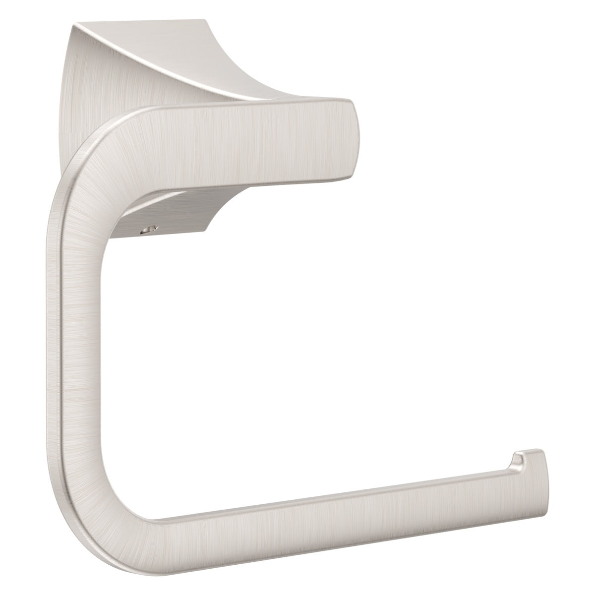Pfister BRB-SSQ Soft Square 6-7/8" Wall Mounted Towel Ring Spot Defense Brushed