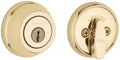 Kwikset 780.STRKP 780 Single Cylinder Keyed Entry Deadbolt from the Signature Series Polished Brass