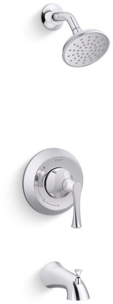 Kohler TS35937-4G-CP Buckley™ Bath and shower trim kit, 1.75 gpm, Polished Chrome