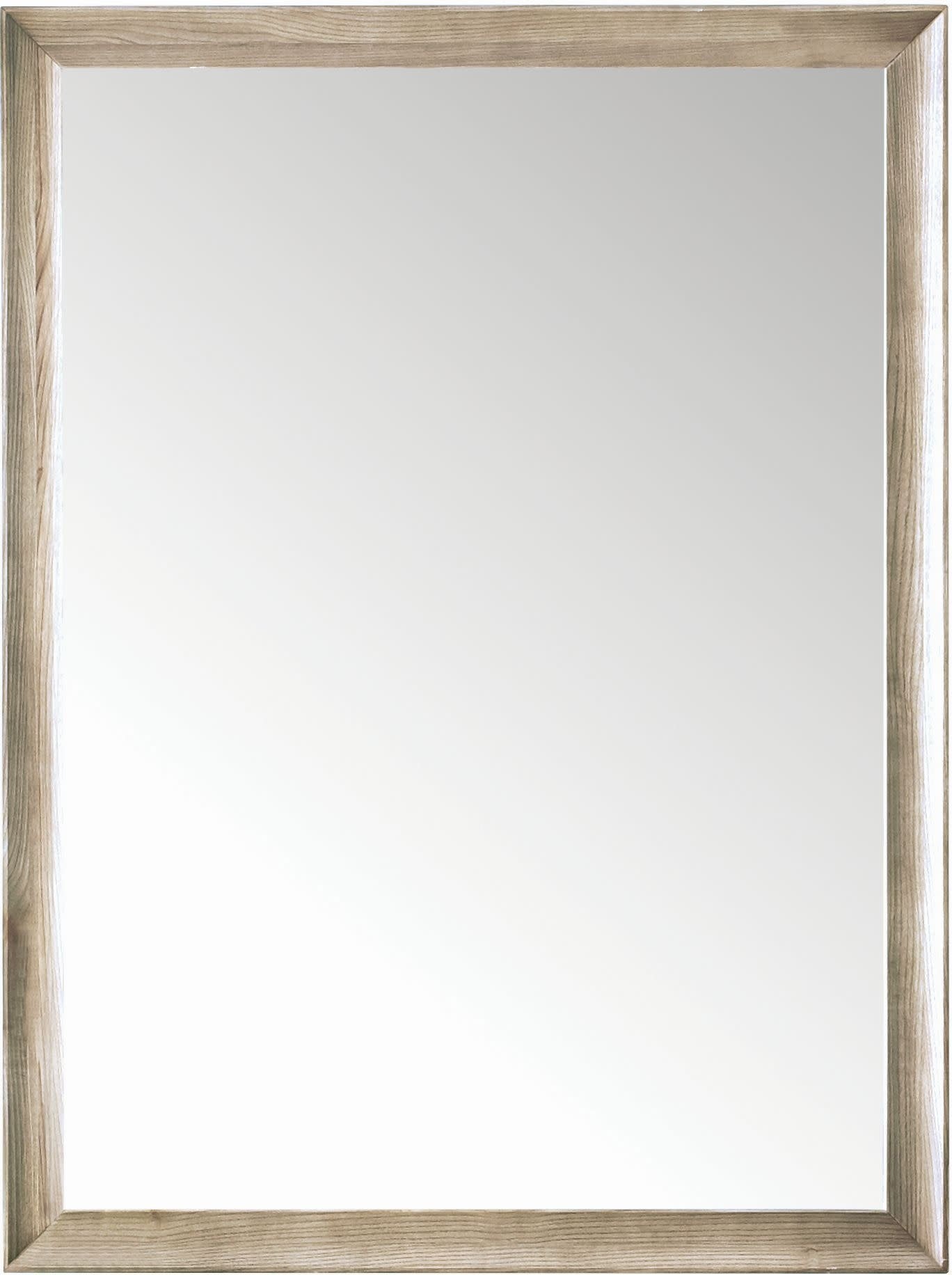 James Martin Furniture 735-M30-WWO 30 in. Glenbrooke Whitewashed Oak Mirror