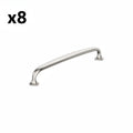 8 x Amerock BP36796 Renown 6-5/16 Inch Center to Center Handle Cabinet Pull Polished Nickel