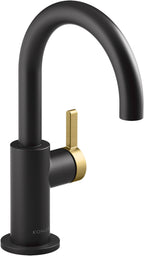 Scuff Kohler Components 1.5 GPM Cold Water Dispenser with Curved Spout Model: K-28291-BMB