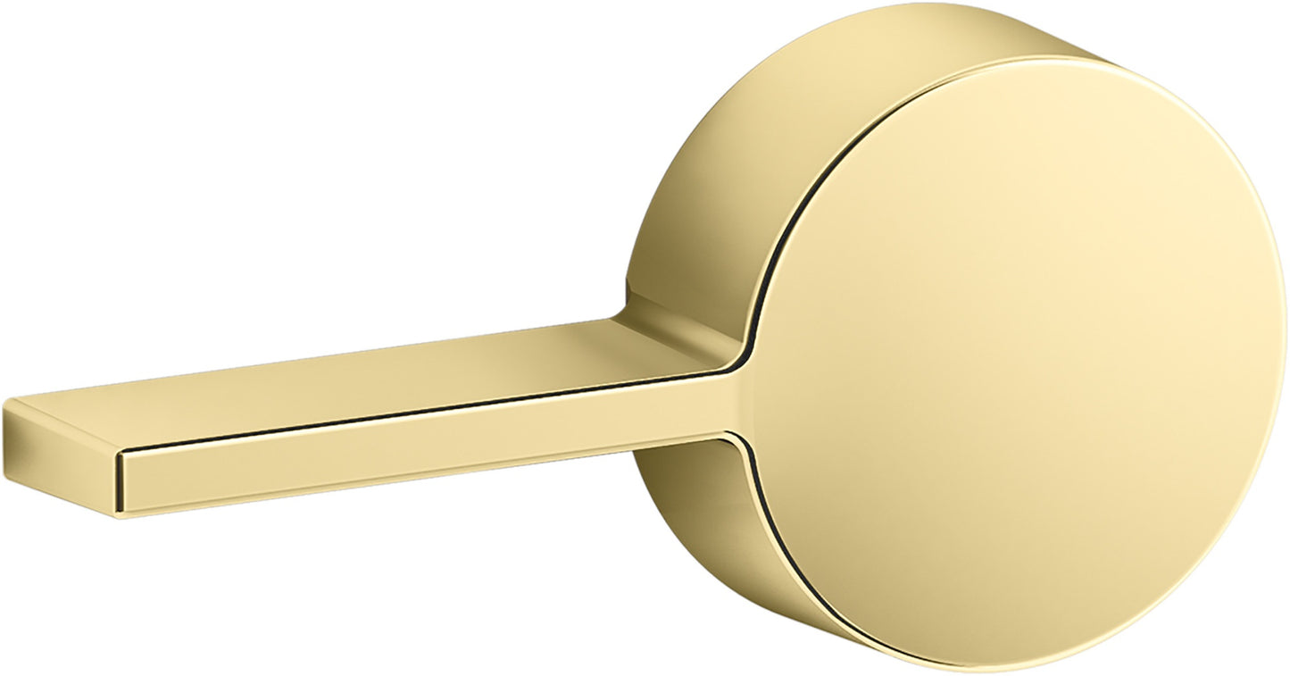 Kohler Veil Left-Hand Trip Lever in Vibrant Brushed Moderne Brass