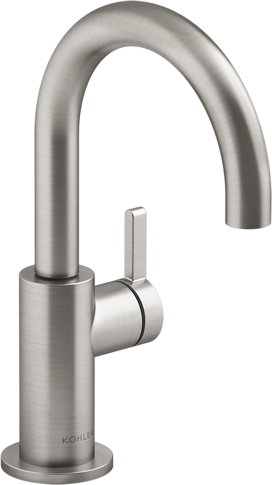 Kohler K-28291 Components 1.5 GPM Cold Water Dispenser with Curved Spout - Vibrant Stainless