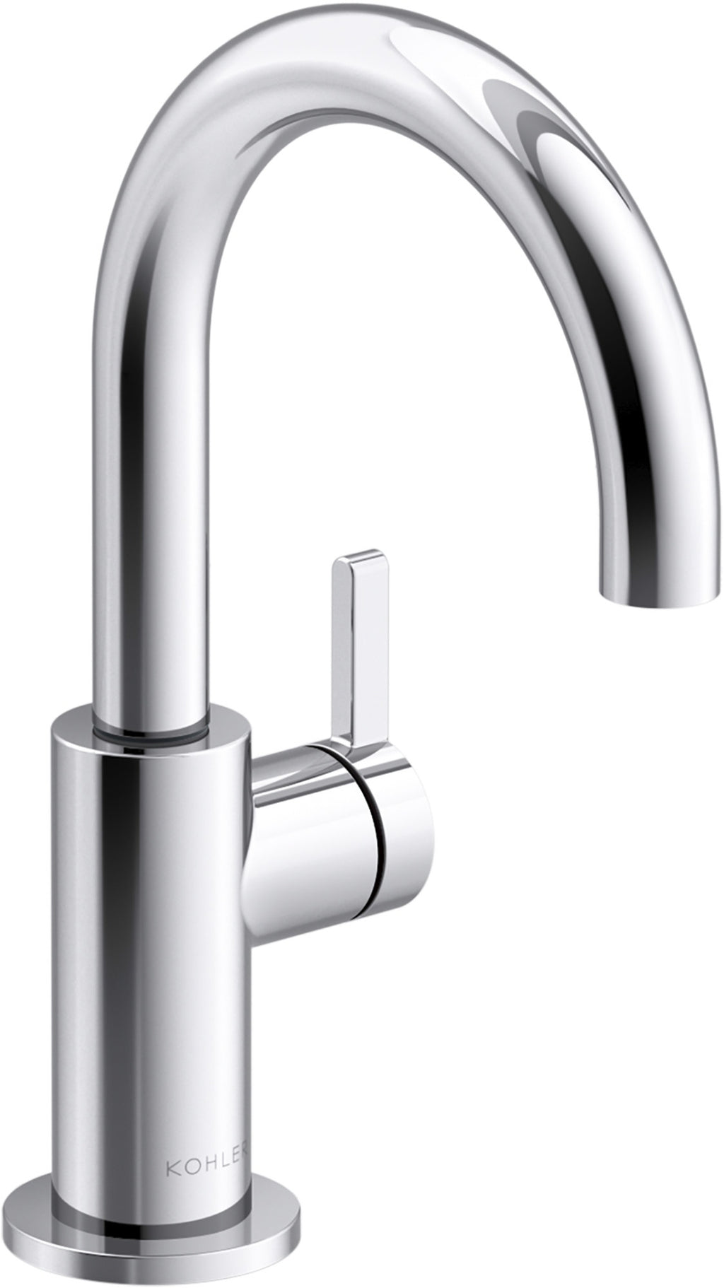 Scratch Kohler K-28291 Components 1.5 GPM Cold Water Dispenser with Curved Spout Polished Chrome