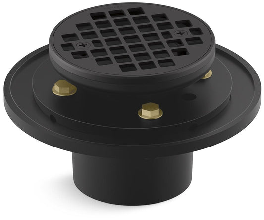 KOHLER K-22671 Clearflo Round Brass Tile-in Shower Drain