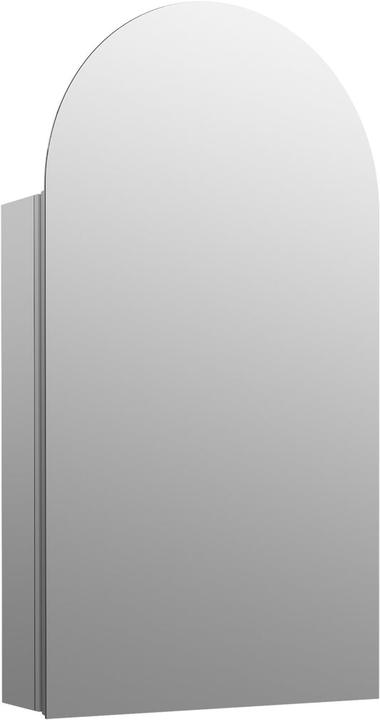 Kohler 56151-NA Embark Premium XL Medicine Cabinet Mirror, Deep Storage with Adjustable Shelves and Arch Mirrored Door, 20 in. W x 36 in. H
