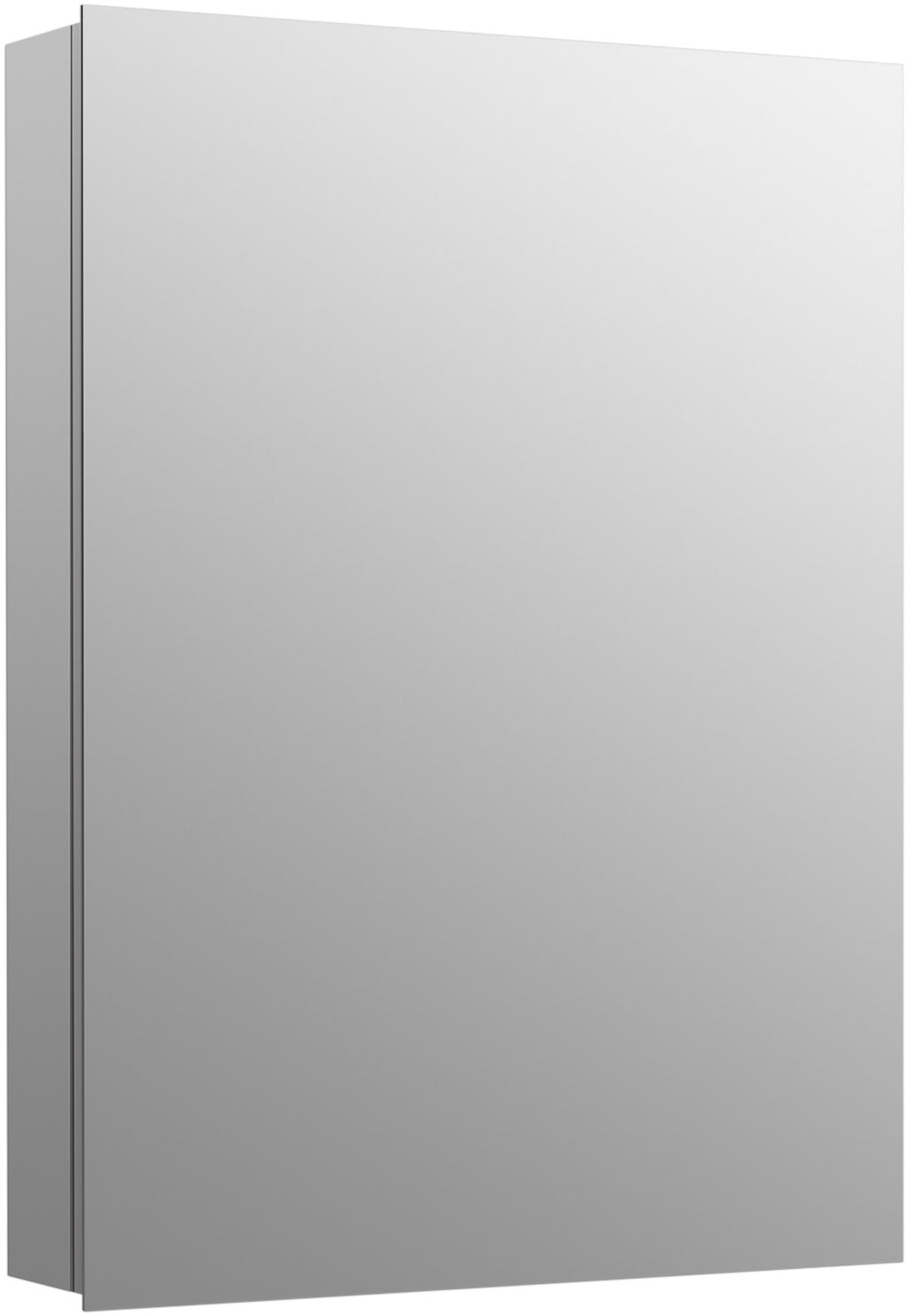 Kohler 55062-NA Embark Slim Medicine Cabinet Mirror, Adjustable Shelves with Mirrored Door, 20 in. W x 26 in. H