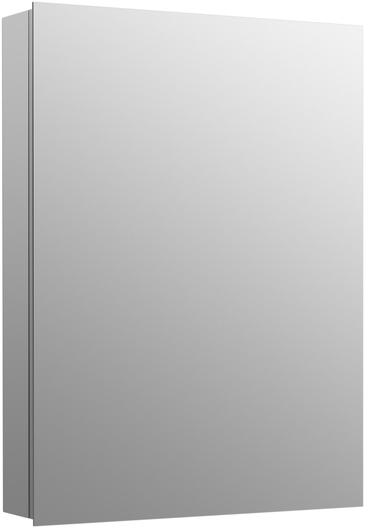 Kohler 55062-NA Embark Slim Medicine Cabinet Mirror, Adjustable Shelves with Mirrored Door, 20 in. W x 26 in. H
