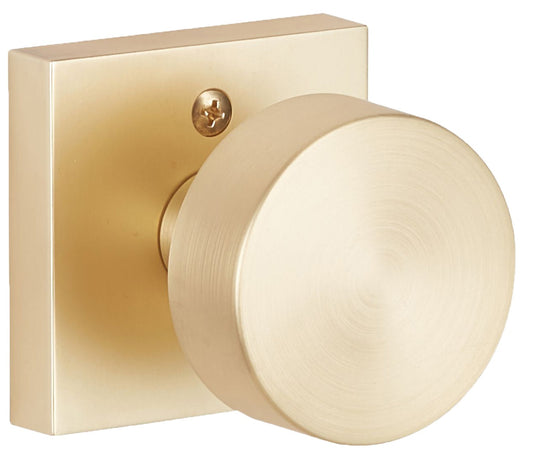Sure-Loc Zh100-Sq Zurich Non-Turning One-Sided Dummy Door Knob - Brass