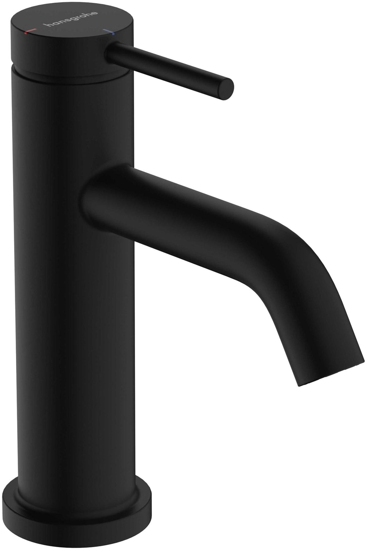 Hansgrohe 73302 Tecturis S 1.2 GPM Single Hole Bathroom Faucet with Pop-up Drain Assembly with AirPower Technology Matte Black