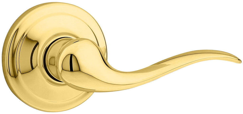 Kwikset 720TNL Tustin Passage Door Leverset from the Signature Series Polished Brass