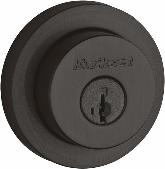 Kwikset 158RDT-S.STRKP Milan Single Cylinder Keyed Entry Deadbolt Venetian Bronze