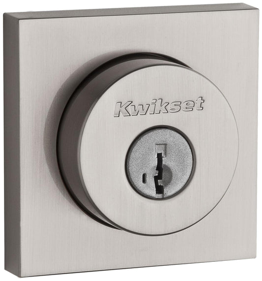 Kwikset 159Sqt-S.Strkp Halifax Double Cylinder Keyed Entry Deadbolt