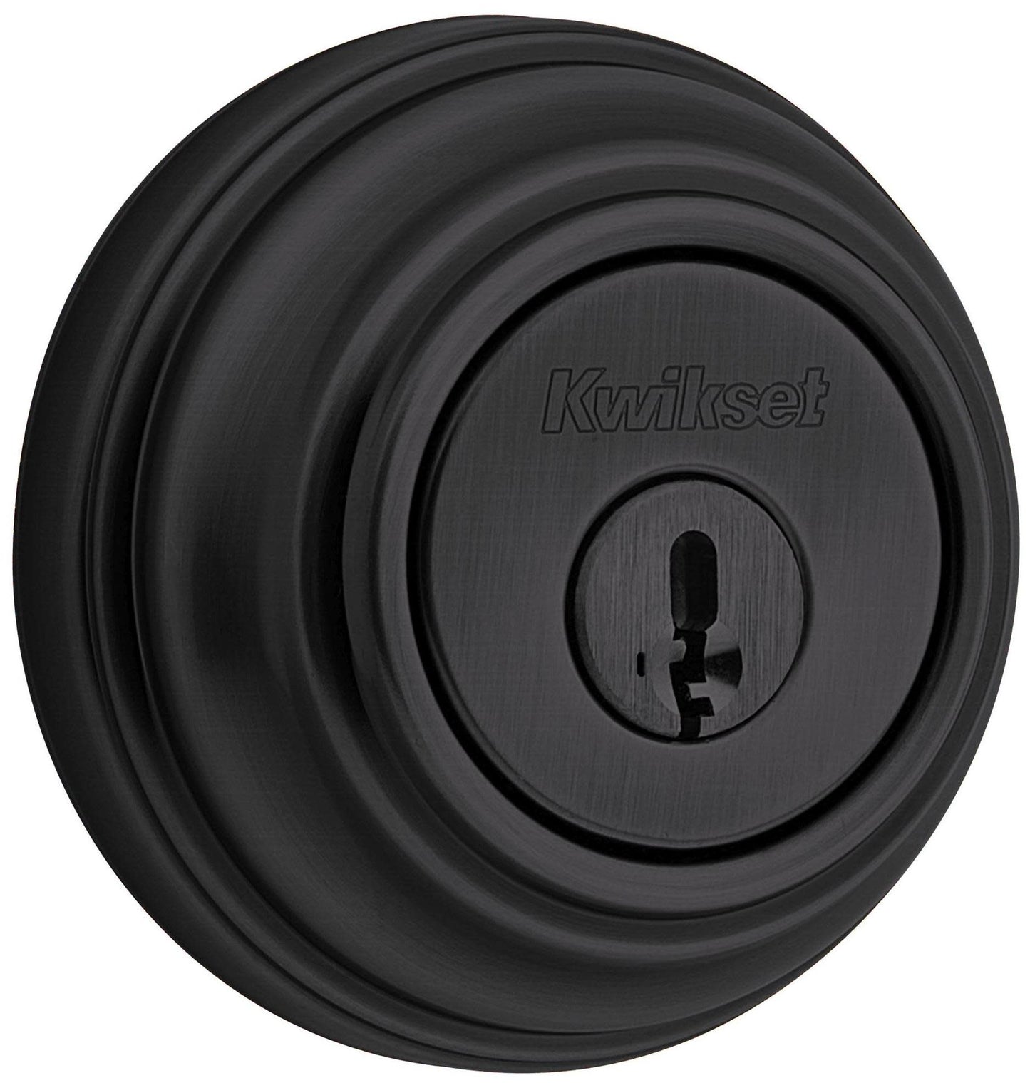 Kwikset 985-S.Strkp 980 Double Cylinder Keyed Entry Deadbolt - Black