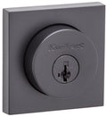 Kwikset 159 Series Matte Black Double Cylinder Square Deadbolt Featuring SmartKey