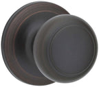 Kwikset 966CV.UNIV Cove Knob Single Cylinder Interior Pack with Round Rose for Handlesets - Venetian Bronze