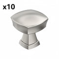 10 Amerock BP11287 Stature 1-1/4 Inch Square Cabinet Knob Polished Nickel Cabinet Hardware Knobs Square - *Tools