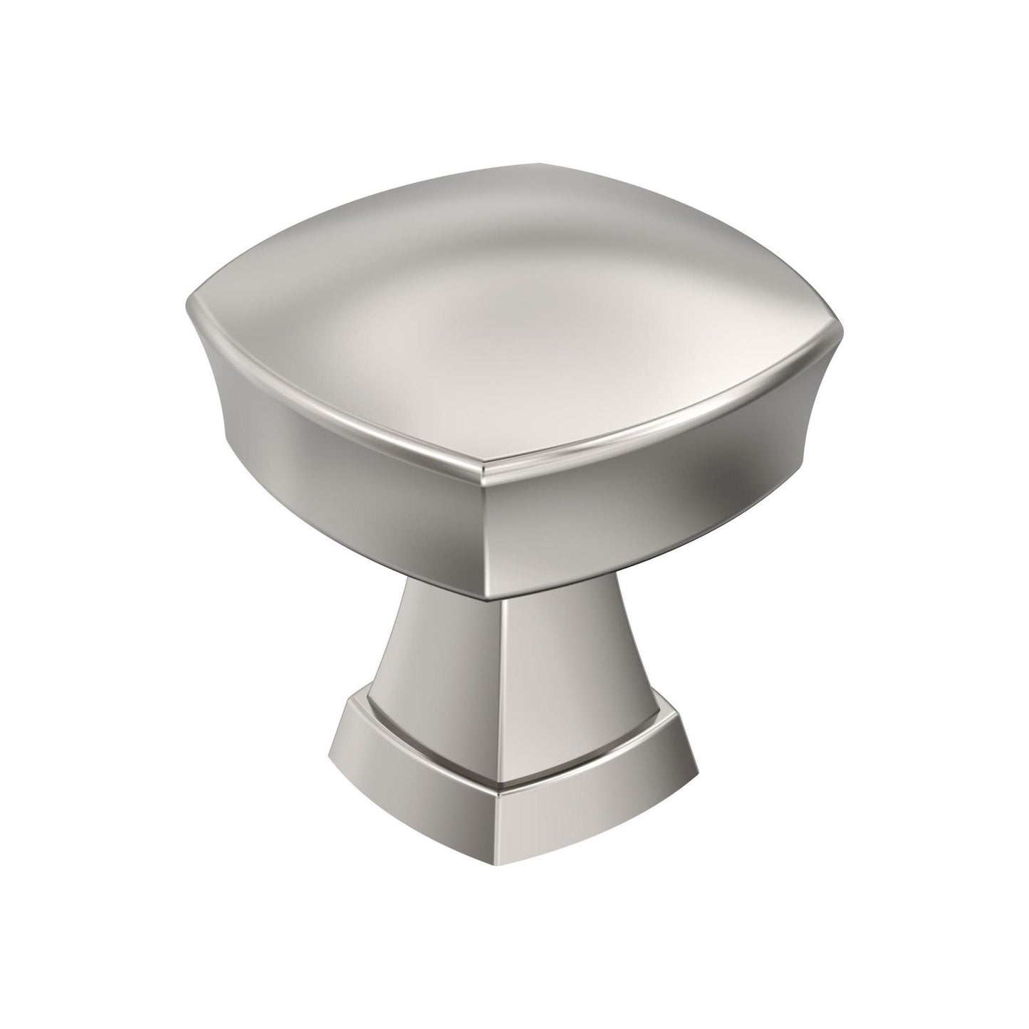 10 Amerock BP11287 Stature 1-1/4 Inch Square Cabinet Knob Polished Nickel Cabinet Hardware Knobs Square