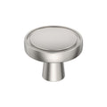 Amerock BP36857-D Destine 1-3/8 Inch Mushroom Cabinet Knob Polished Nickel