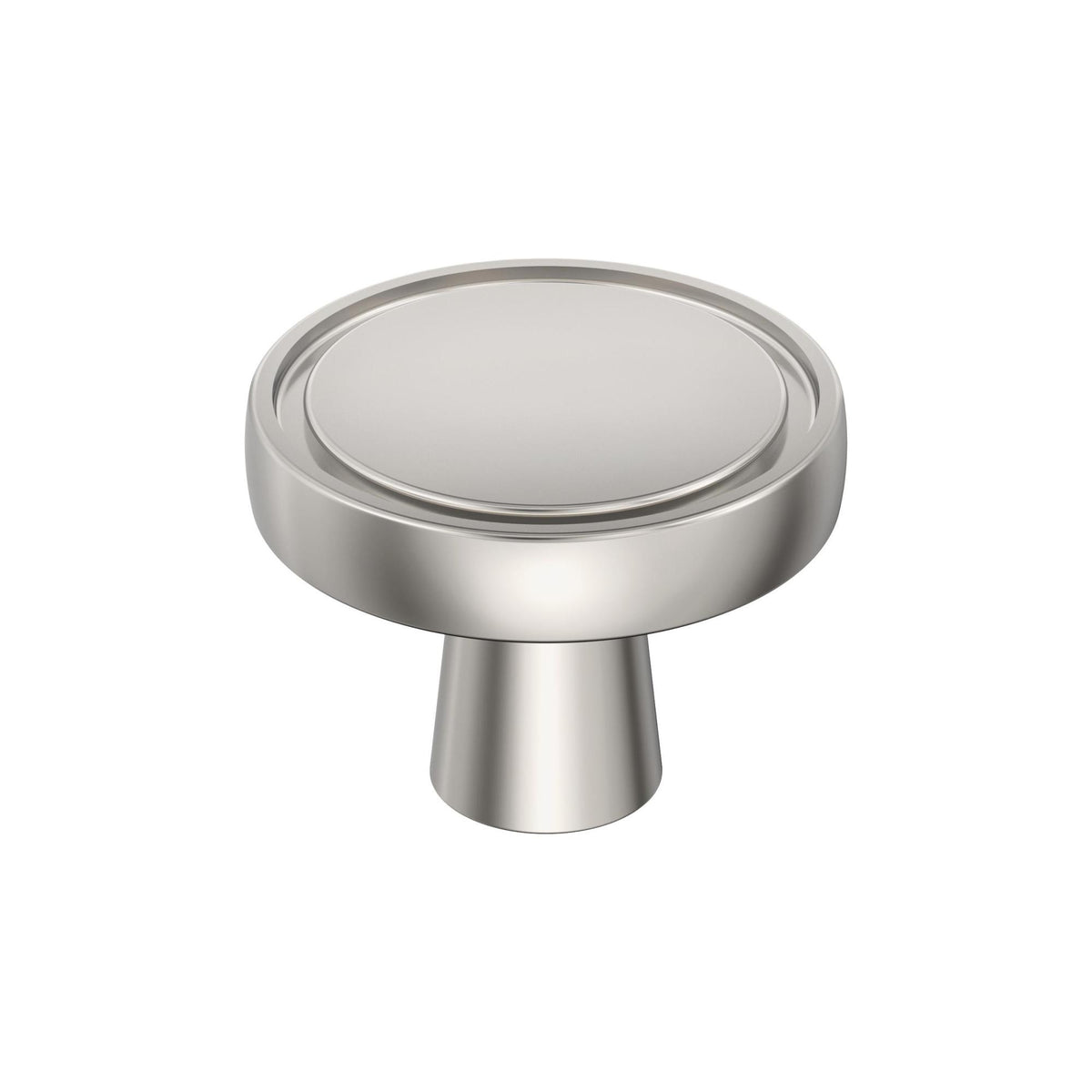 Amerock BP36857-D Destine 1-3/8 Inch Mushroom Cabinet Knob Polished Nickel