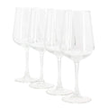 4 x Belinni 4 Piece 15.4 Ounce Classic Wine Glass Set