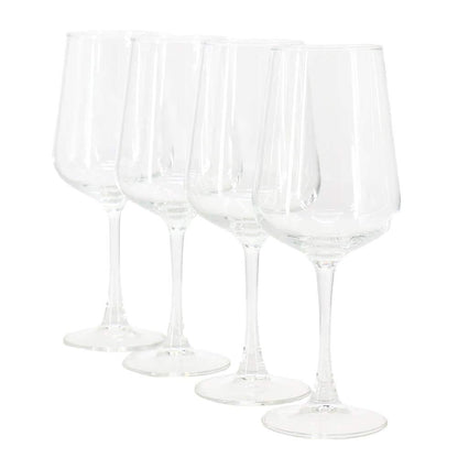 4 x Belinni 4 Piece 15.4 Ounce Classic Wine Glass Set