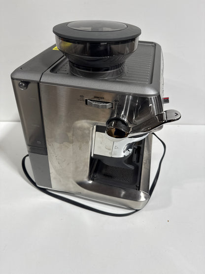 Used Breville - the Barista Express Impress Espresso Machine - Brushed Stainless Steel