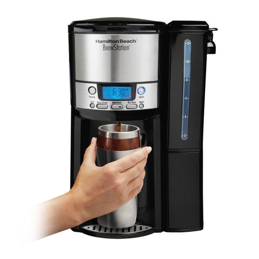 Hamilton Beach BrewStation 12-Cup Dispensing Coffeemaker - Black