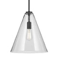 See Desc Kichler Everly 15’’ Wide Pendant Black - *Lighting & Electrical