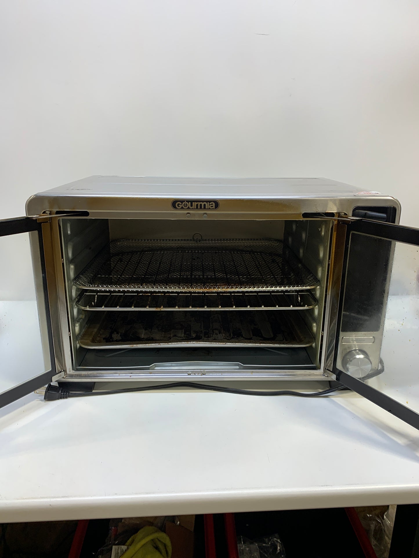 Used Gourmia XL French Door Countertop Air Fryer Oven