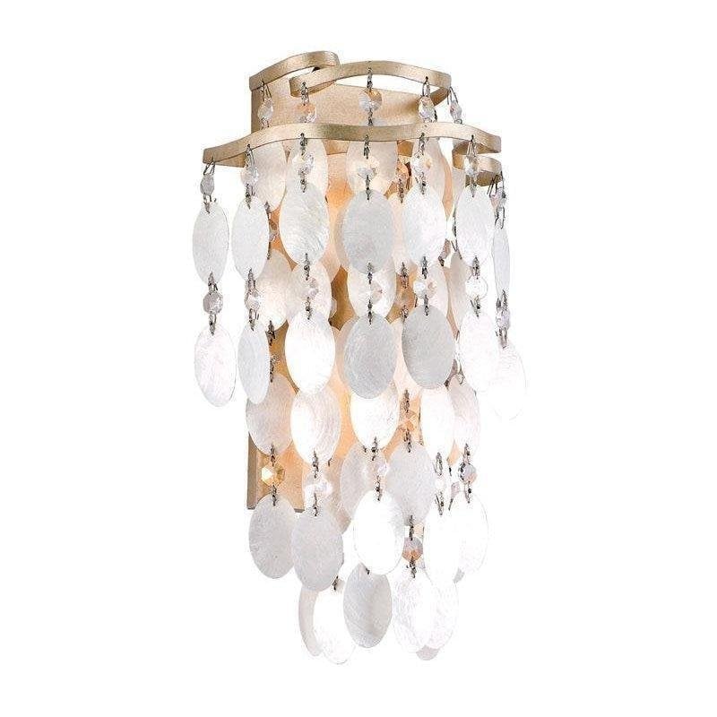 Corbett 109-11 Dolce Wall Sconce, 2-Light, Champagne Leaf