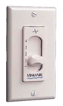 MinkaAire MA WC105 Wall Mount 2-wire Ceiling Fan Remote System White Lighting