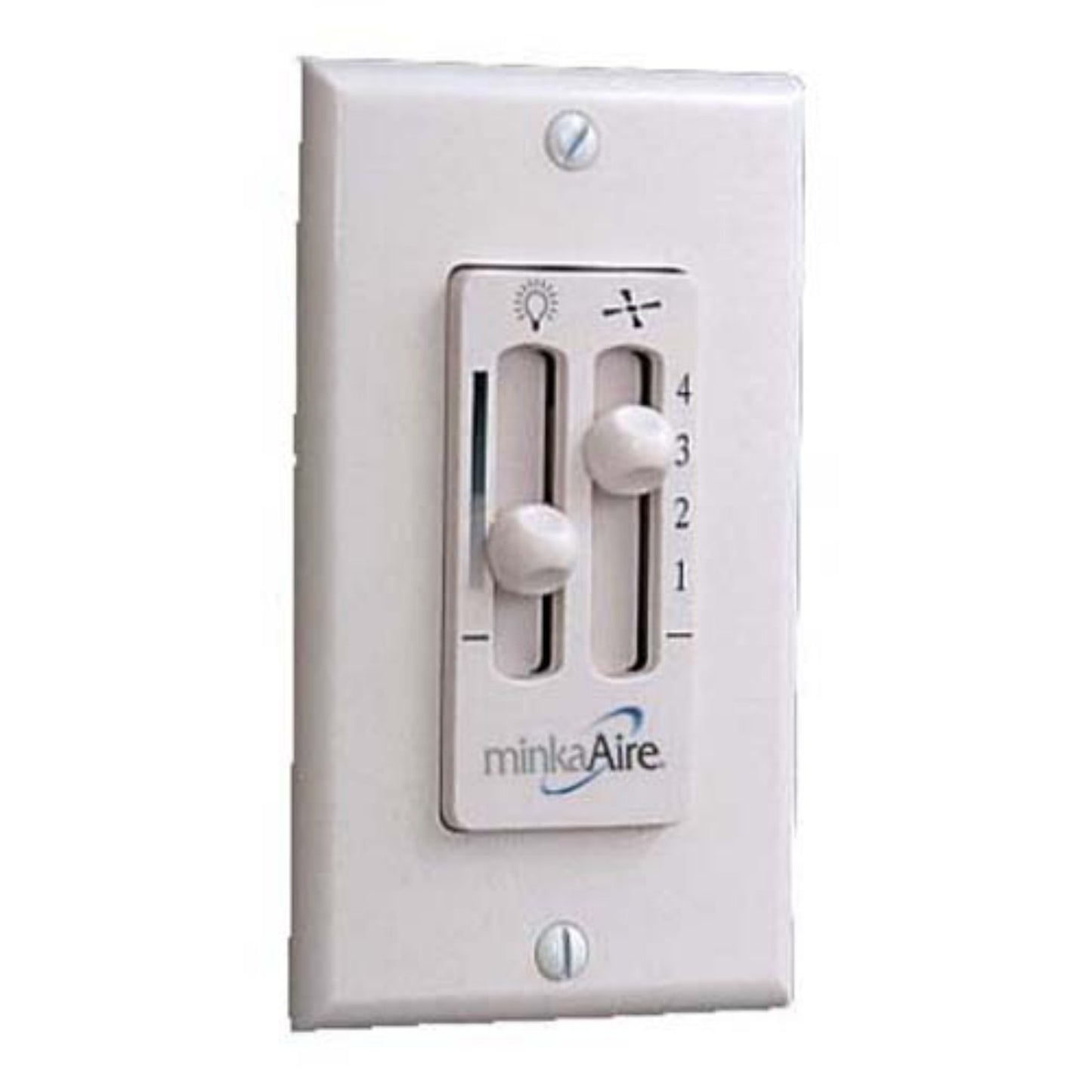 Minka Aire Wall Mounted Remote Control for Light Fan WC106-WH in White