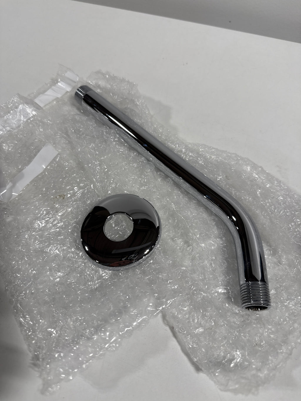 Hansgrohe 04186 IBox Standard 9" Shower Arm with Escutcheon Plate and 1/2" Male Inlet Chrome
