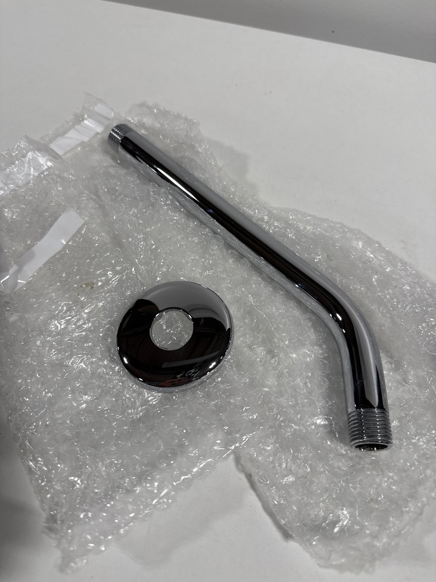 Hansgrohe 04186 IBox Standard 9" Shower Arm with Escutcheon Plate and 1/2" Male Inlet Chrome