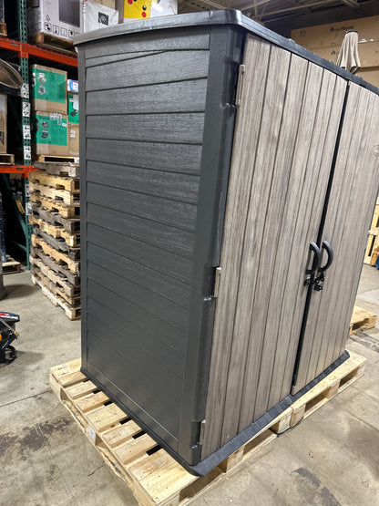 Used Suncast 6' x 4' Vertical Shed Brown