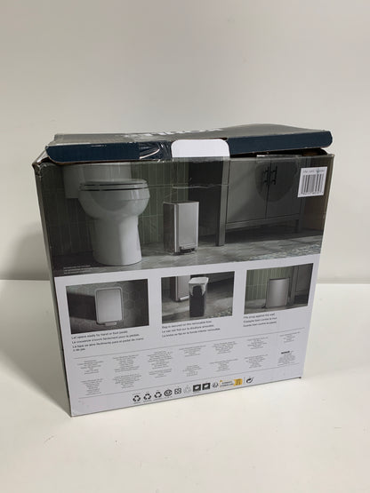 2 x Kohler 6L Stainless Steel Step Trash Bin, Soft-Close Lid, Durable