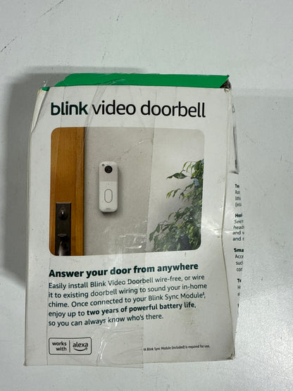 Blink HD Security Camera System with Two-Year Battery and Sync Module Core, White