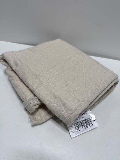 King Heavyweight Linen Blend Quilt Pillow Sham Natural - Casaluna™: Rayon & Cotton, Diamond Pattern, Zipper Closure