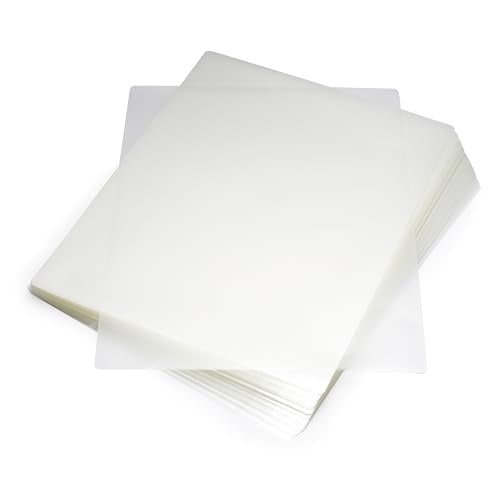 Clear Thermal Laminating Plastic Paper Laminator Sheets - 11.5 X 9.0-Inch, 100-Pack, 3 Mil