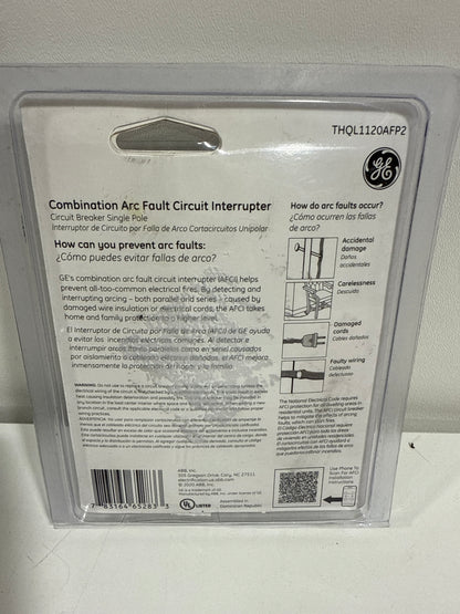 GE Energy Industrial Solutions THQL1120AFP2 Single Pole Combo Arc Fault Circuit Interrupter 20-Amp