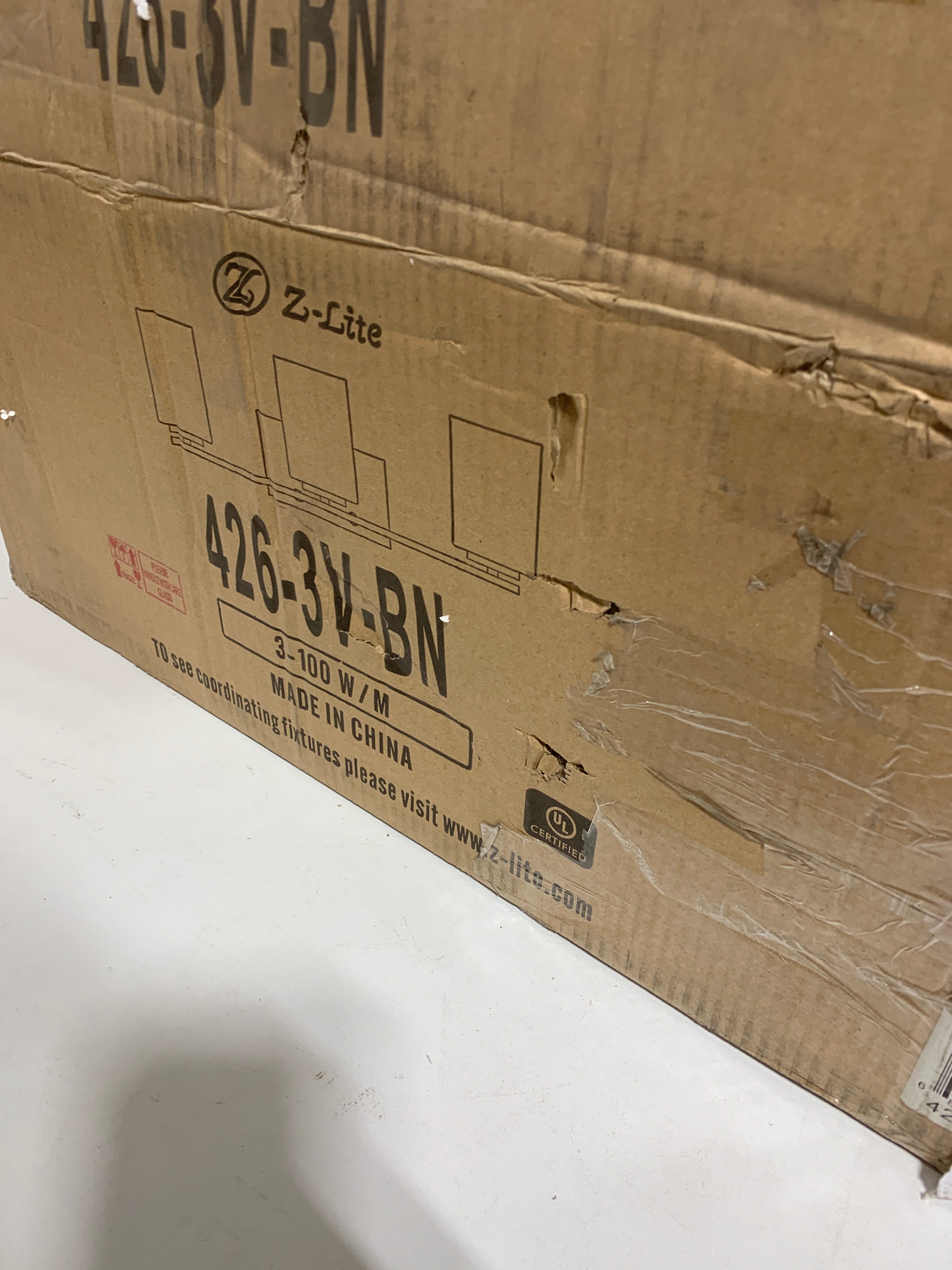 Z-Lite Willow 24 Inch 3 Light Bath Vanity Light Willow - 426-3V-BN - Transitional - *Lighting & Electrical