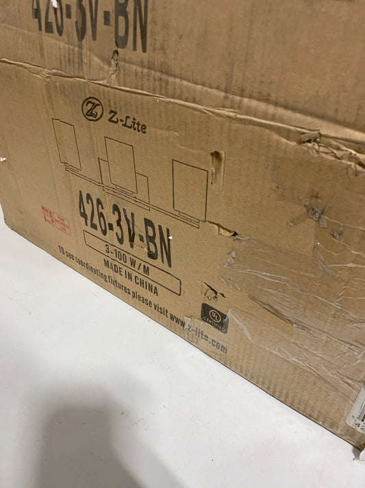 Z-Lite Willow 24 Inch 3 Light Bath Vanity Light Willow - 426-3V-BN - Transitional