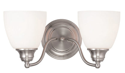 Livex Lighting Somerville 2 Bath Light in Brushed Nickel