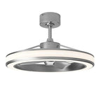 Artika Edwin 25’’’ LED Chandelier Ceiling Fan Fandelier Silver - *Lighting & Electrical