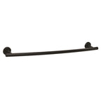 Amerock BH26544MB | Matte Black Towel Bar | 24 in (610 mm) Towel Rack | Arrondi | Bathroom Towel Holder | Bathroom Hardware | Bath Accessories