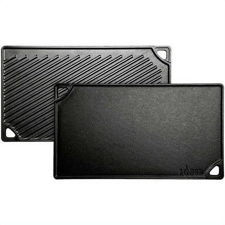 See Desc Lodge Seasoned Cast Iron Double Sided Grill/Griddle - *Kitchen Appliances