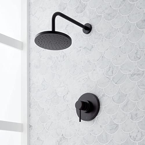 Signature Hardware 483905 Lexia Pressure Balance Shower Only Package Trim - Less Rough-in Valve Matte Black